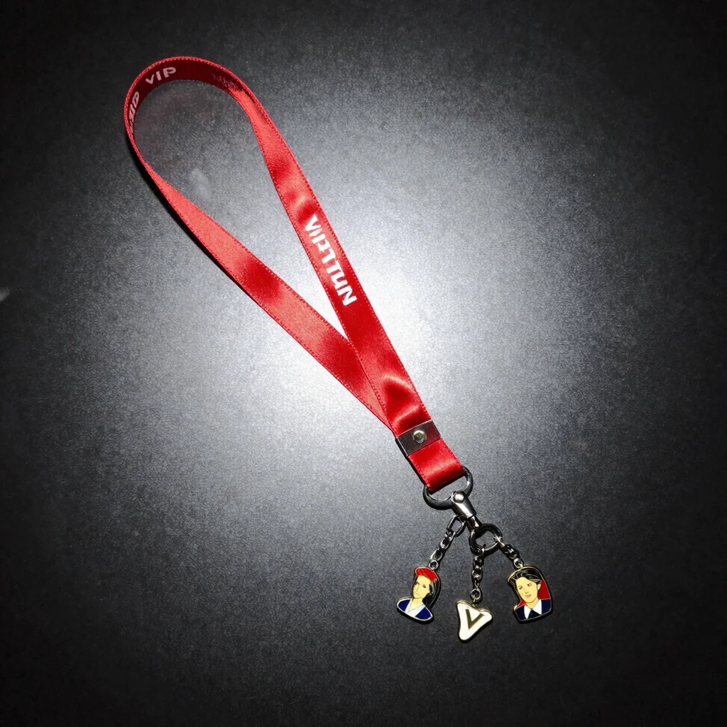 Stage Pass Lanyard and Enamel Pins
